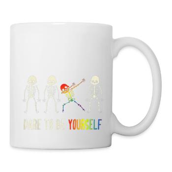 Dare to be yourself - Mug - white - Right