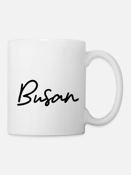 Busan Ville de Corée - Mug blanc - blanc