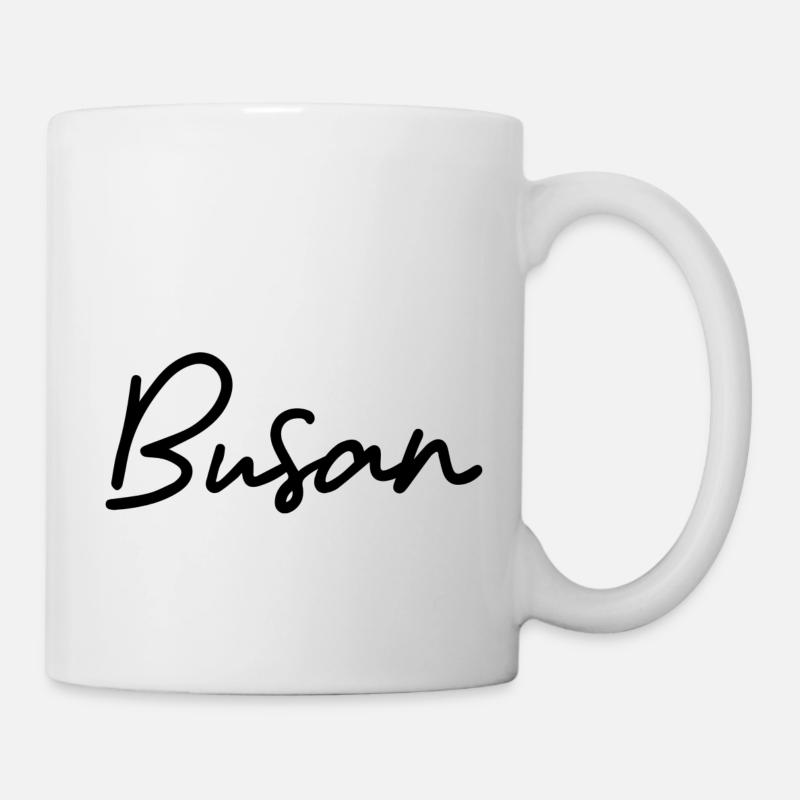 Busan Ville de Corée - Mug blanc - blanc