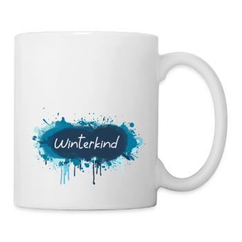 Winterkind Blau - Tasse - Weiß - Rechts