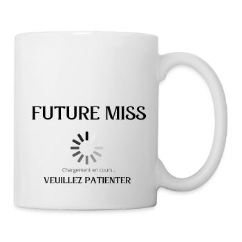 FUTURE MISS chargement en cours Veuillez patienter - Mug blanc - blanc - Droite