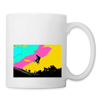 bmx - Tasse - Weiß - Rechts