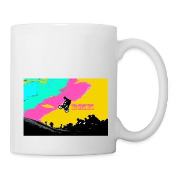 bmx - Tasse - Weiß - Rechts