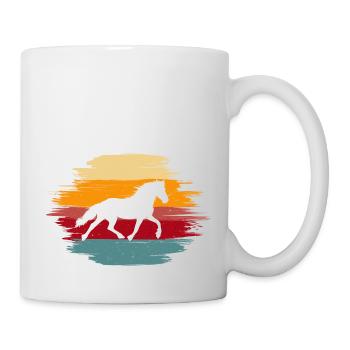 Horse Riding Horse Design Retro Gift Rider - Mug - white - Right
