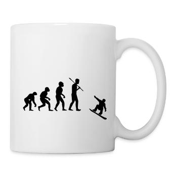 Snowboard Snowboarder - Tasse - Weiß - Rechts
