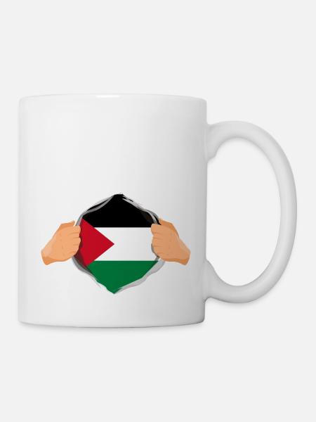 Strong Palestinian Hero Fun Gift - Mug - white