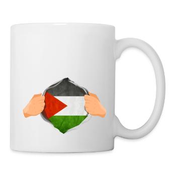Starkes palästinensisches Helden-Spaßgeschenk - Tasse - Weiß - Rechts