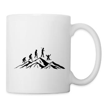 Snowboard Snowboarder - Mug blanc - blanc - Droite