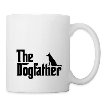 dog father german shepherd - Mug - white - Right