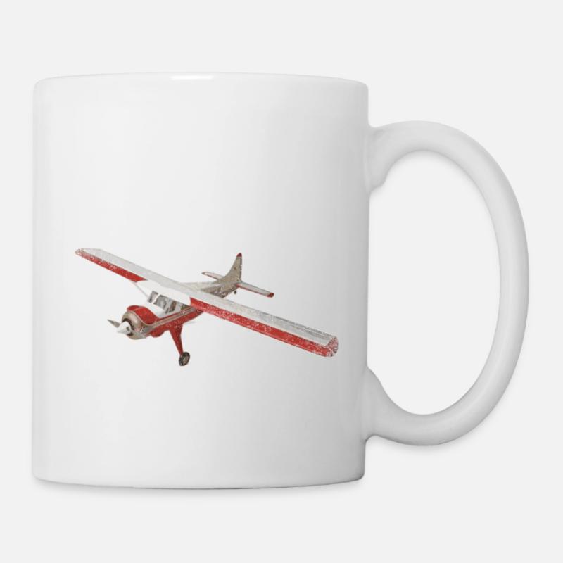 Flugzeug - Tasse - Weiß