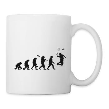 Evolution Badminton Gift For Badminton Players - Mug - white - Right
