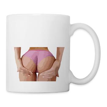 Sexy Ass and Hands - Tasse - Weiß - Rechts
