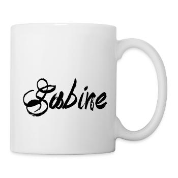 Sabine - Tasse - Weiß - Rechts