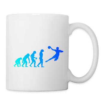 Handball Evolution Enfants Joueurs de handball Hommes D - Mug blanc - blanc - Droite