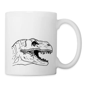 Tyrannosaure Rex T-Rex - Mug blanc - blanc - Droite