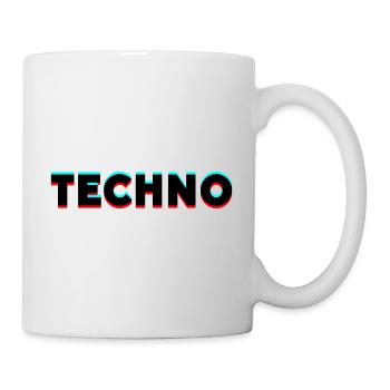 TECHNO - Tasse - Weiß - Rechts