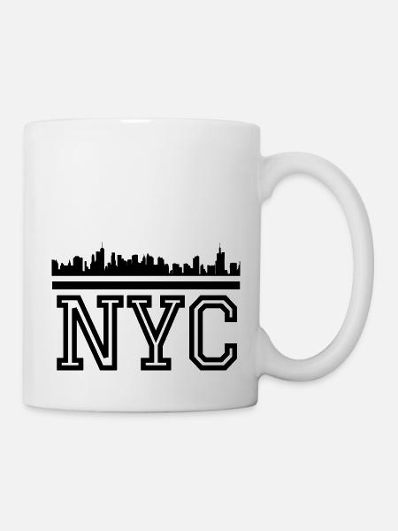 NYC Lettering - Mug - white