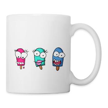 Eis - Tasse - Weiß - Rechts