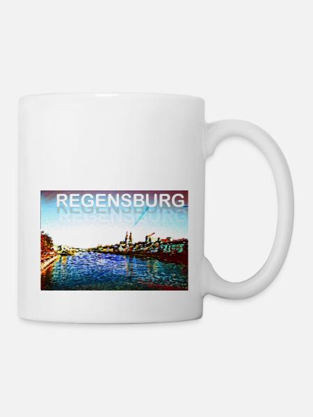Regensburg - Tasse - Weiß