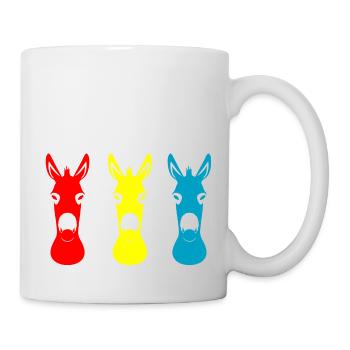 Donkey Esel - Tasse - Weiß - Rechts