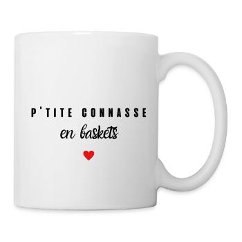 petite connasse en baskets - Mug blanc - blanc - Droite