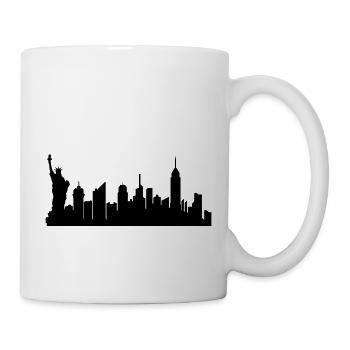 Freiheitsstatue New York - Tasse - Weiß - Rechts