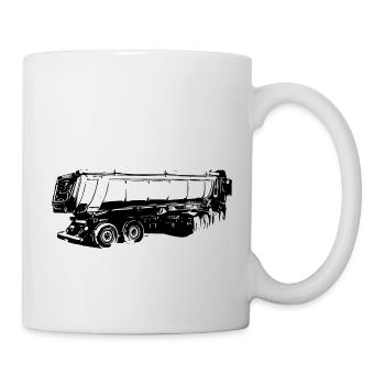 Camion - Mug blanc - blanc - Droite