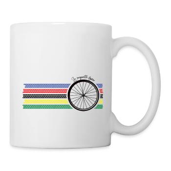 Radsport-Meisterrad - Tasse - Weiß - Rechts