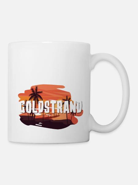 Goldstrand - Tasse - Weiß