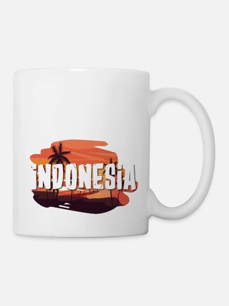 Indonésie - Mug blanc - blanc