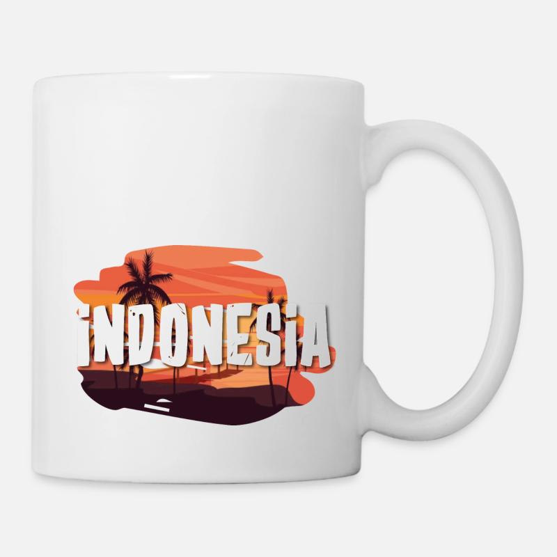 Indonésie - Mug blanc - blanc