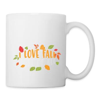 I Love Fall Most of - Mug - white - Right