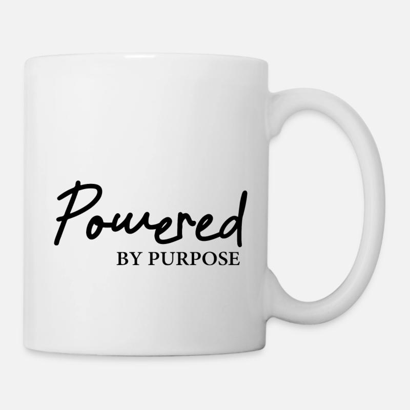 Powered by Purpose - Tasse - Weiß