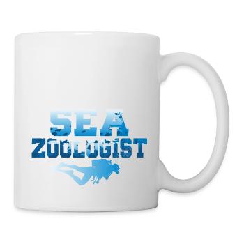 Sea Zoologist Marine Biology Scientist - Tasse - Weiß - Rechts