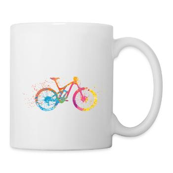 Descente 4 U - Mug blanc - blanc - Droite