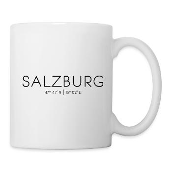 Salzburg, Österreich, Austria, Souvenir - Tasse - Weiß - Rechts