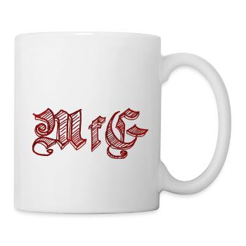 Mit freundlichen Grüßen - Tasse - Weiß - Rechts