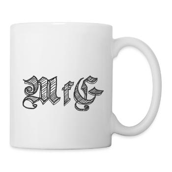 Mit freundlichen Grüßen - Tasse - Weiß - Rechts