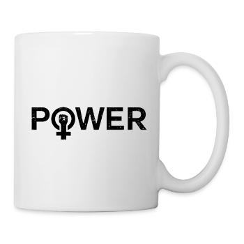 Girl Power Frauenpower Feminismus - Tasse - Weiß - Rechts