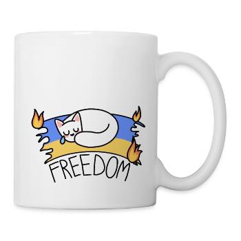 Cat for Freedom - Mug - white - Right