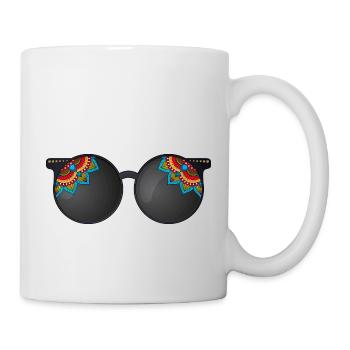 Lunette - Mug blanc - blanc - Droite