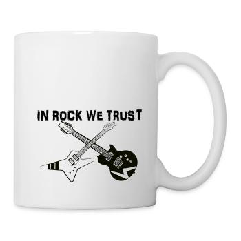 in rock we trust - Mug - white - Right
