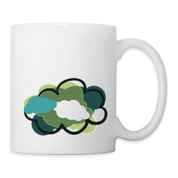 Clouds - Tasse - Weiß - Rechts
