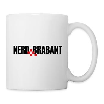 NERD-BRABANT. Région la plus intelligente des Pays-Bas. - Mug blanc - blanc - Droite
