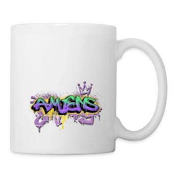 Amiens France City Graffiti Spray Sprayer - Mug - white - Right