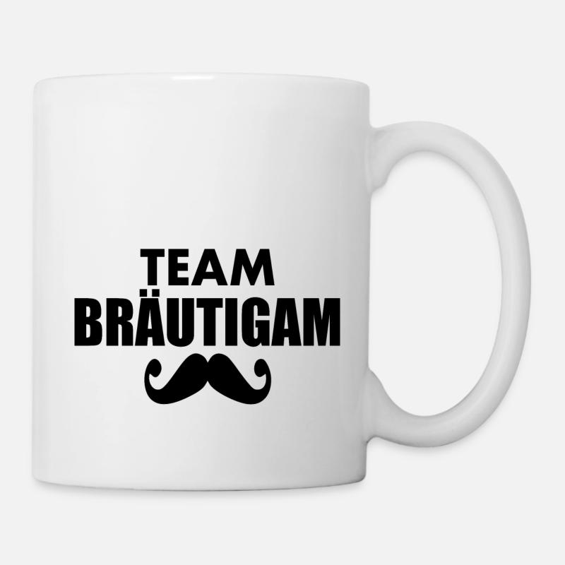 Team bräutigam - Tasse - Weiß