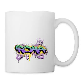 Rome Roma Italie Ville Graffiti Spray Sprayer - Mug blanc - blanc - Droite
