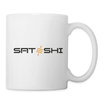 Satoshi dark - Tasse - Weiß - Rechts