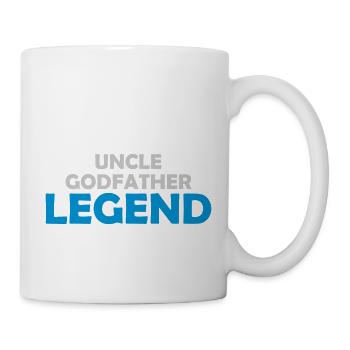 Uncle Godfather Legend Zitat - Tasse - Weiß - Rechts
