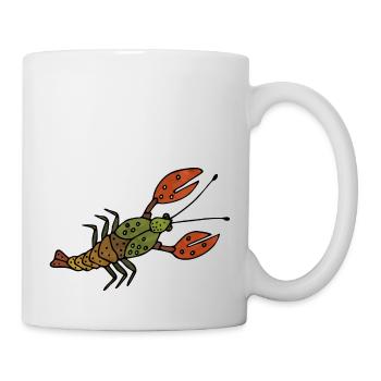 Krebs - Tasse - Weiß - Rechts